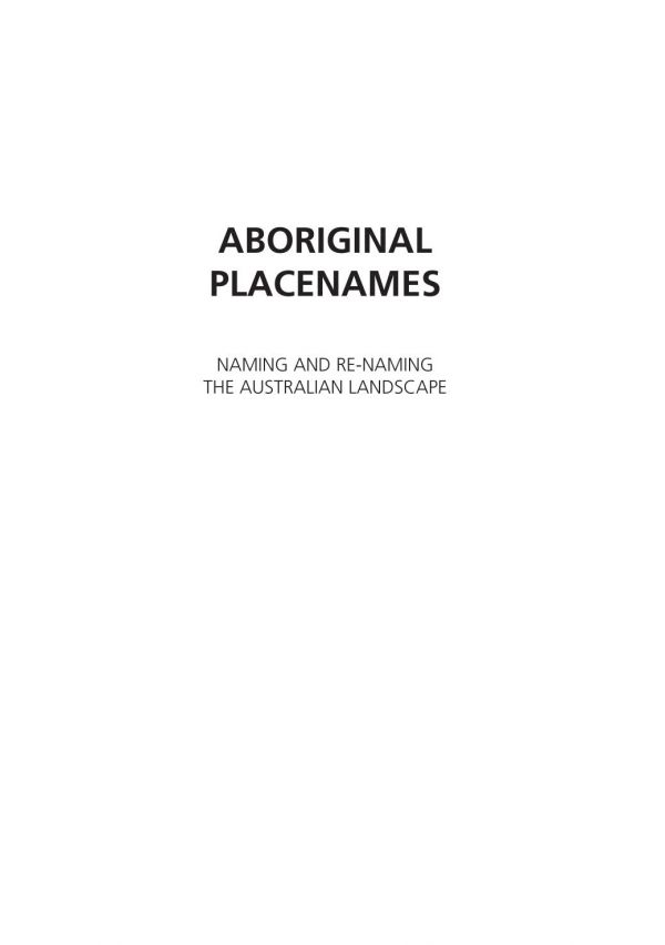 Aboriginal Population Profiles for Development Planning in the Northern East Kimberley